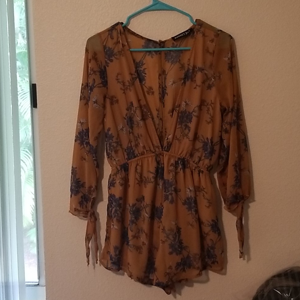 Audrey 3 + 1 Floral Romper